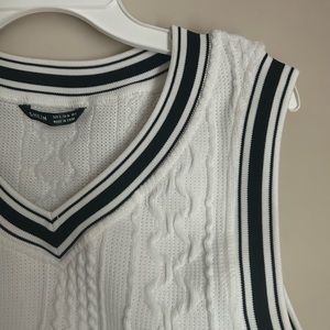 White Sweater Vest